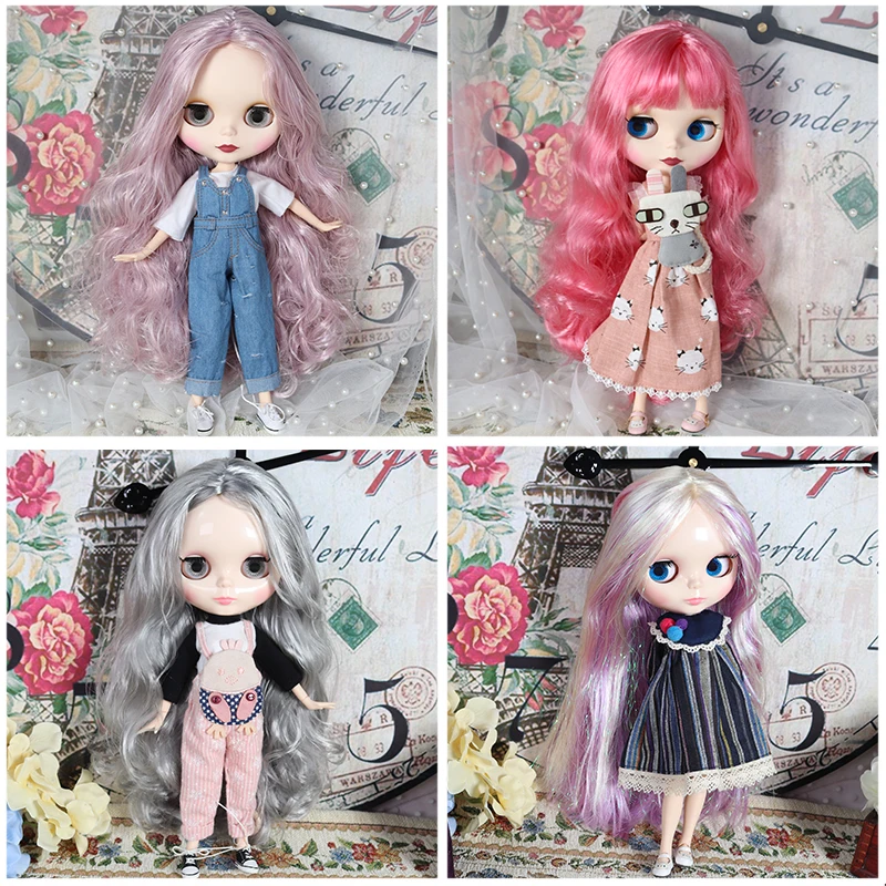 Blyth кукла 19 Объединенный корпус модный парик белая кожа ледяной BJD 30 см 1/6 ню фабричные игрушки подарок специальная цена на продажу