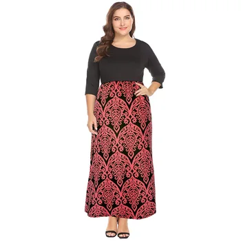 

Daily suit OWLPRINCESS The new 2019 printed bigger sizes 7 minutes of sleeve of cultivate one's morality dress