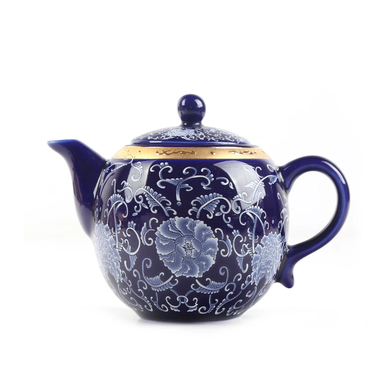 Эмалированный цветной чайник Jingdezhen керамический домашний ручной росписи