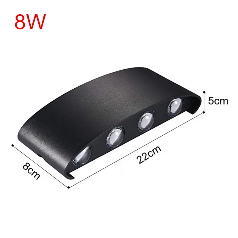 Nordic Wall Lamp Ip65 Led Aluminum Outdoor Up Down wall lights Modern For Home Stairs Bedroom Bedside Bathroom Lighting ZBW0010
