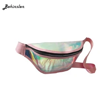 Bokinslon поясная сумка модная женская дикая блестящая сумка-мессенджер практичная многофункциональная нагрудная сумка женская