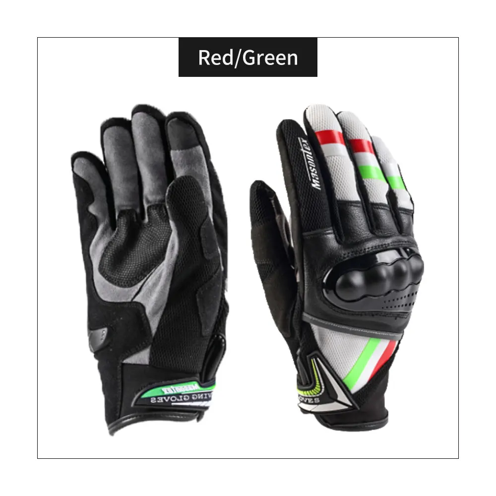M38 Green Non-slip Winter Motorcycle Riding Soft Gloves with TPU Knuckle Protection for Full Finger Waterproof - Цвет: M38 Green