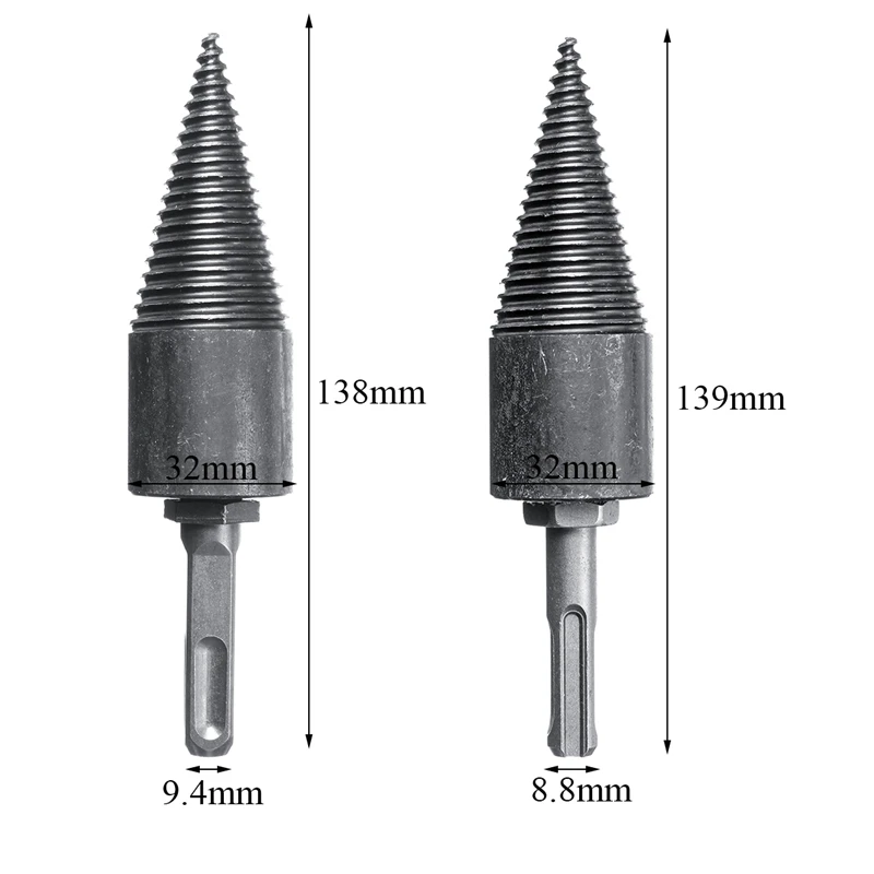 Drillforce дров двоильная машина сверла древесины конус развёртки перфоратор драйвер сверло Сплит сверлильные инструменты 138/139 мм