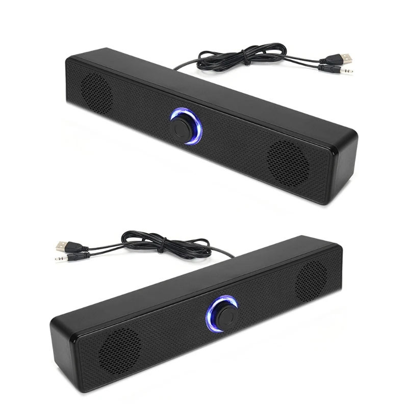 Bluetooth-compatible/Wired Speaker Sound Bar USB Powered Home Theater Speakers Music Soundtrack Booming Bass Speak D7WC | Электроника