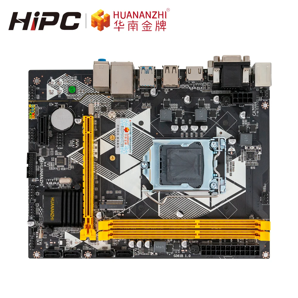 Huanan Zhi B85 материнская плата для Intel LGA 1150 i3 i5 i7 E3 DDR3 1333/1600 МГц 16 Гб SATA3.0 USB3.0 VGA, HDMI, DVI HDMI M-ATX материнская плата