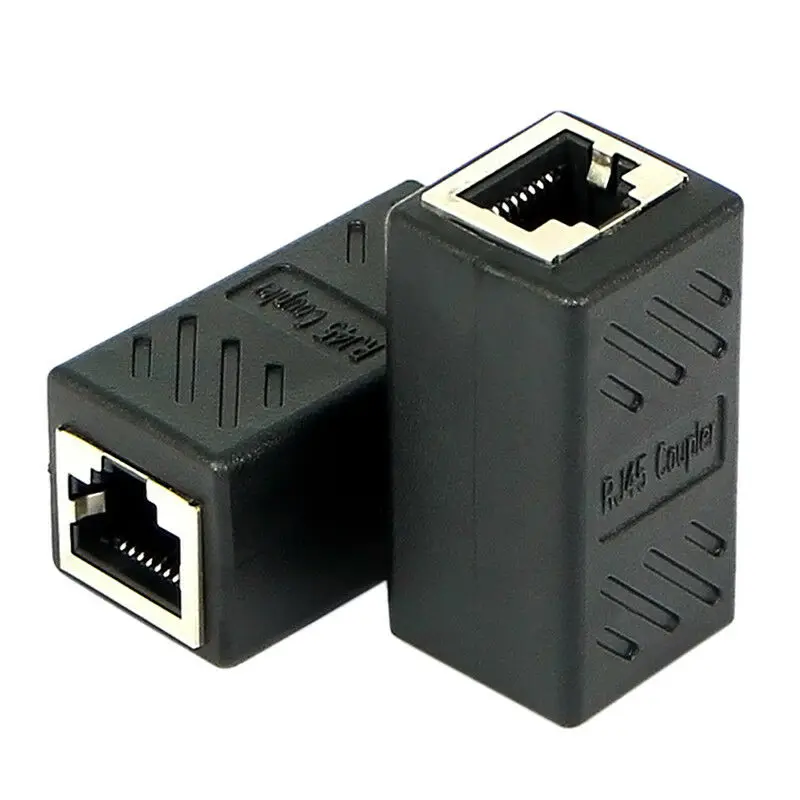 RJ45 Female To Female Network Ethernet LAN Splitter Connector Transfer Head RJ45 Adapter Coupler Extension Converter