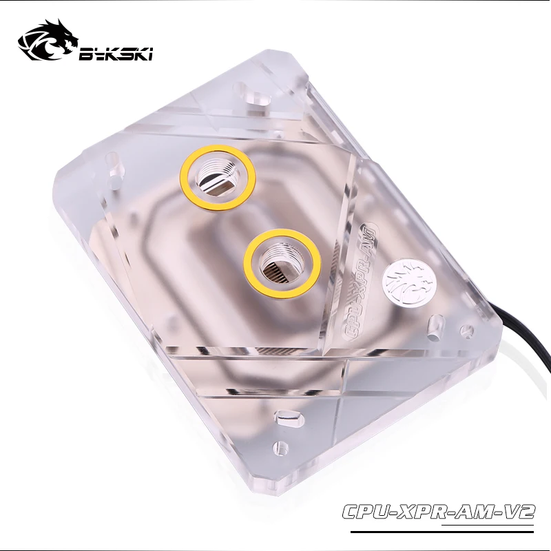 Bykski RyzenAM3/AM3+/AM4 cpu водяные блоки, система освещения RBW, микроводный блок водяного охлаждения