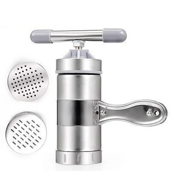 

Manual Noodle Maker Press Pasta Maker Machine Crank Cutter Cookware With 5 Pressing Molds Making Spaghetti Kitchen Cooking Tools