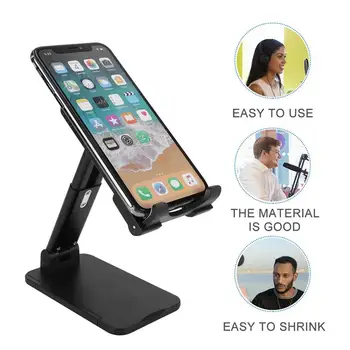 

Foldable Desk Mobile Phone Holder Stand For iPhone iPad Pro Tablet Retractable Holder Table Desktop Cell Smartphone Stand