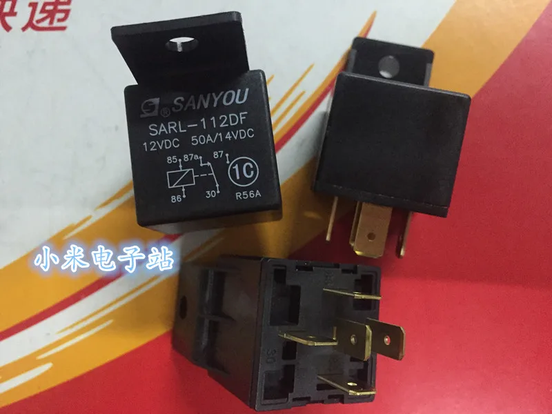 

SARL-112DMF 1A SANYOU Sanyou Auto Relay 50A 14VDC HFV4-012-1H4G