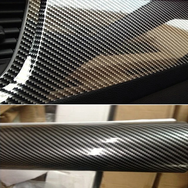 Auto Aufkleber 3D/5D/6D Carbon Fiber Vinyl Wrap Große Textur Super Glänzend  5D Carbon Film mit Größe 50cm * 150cm/200cm Wasserdichte Film - AliExpress