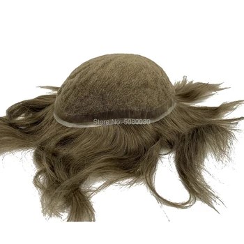 

Wholesale 100% Human Handmade Hair Full Swiss Lace Wave Men Toupee