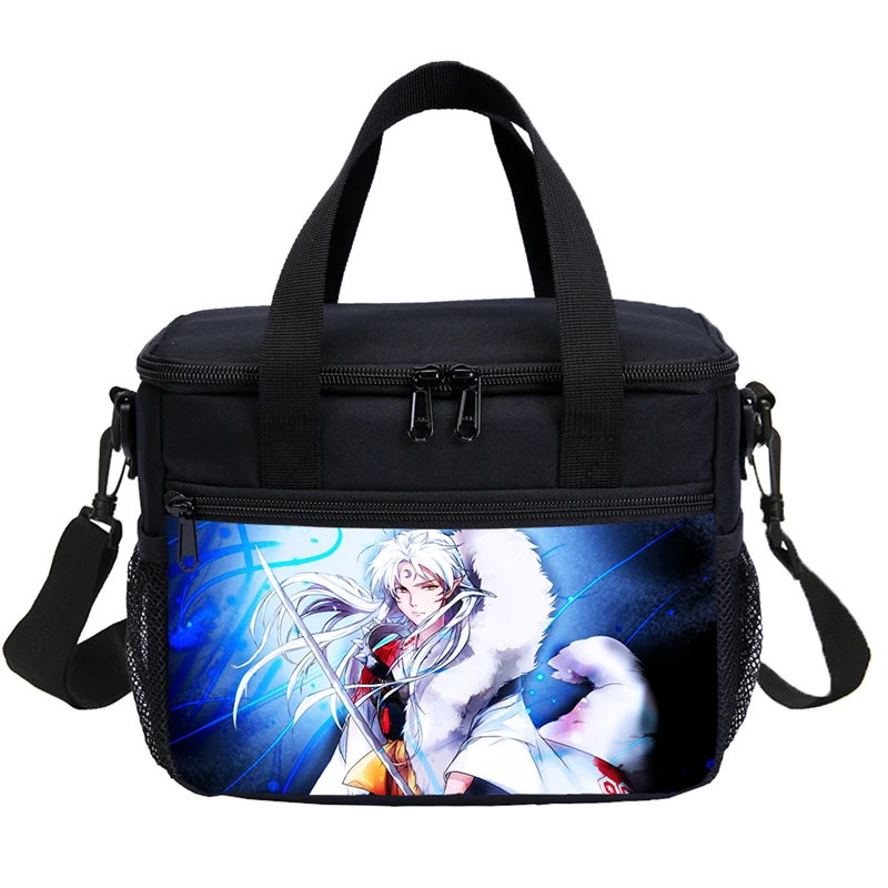 Малый мешок обеда для мальчиков девочек мода мультфильм аниме Inuyasha 3D печать мешок льда Термоизолированный ланчбокс для пикника Sac основной