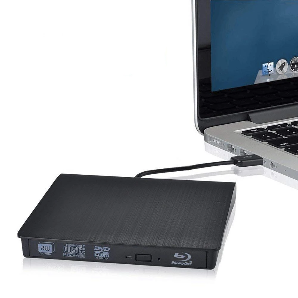 Внешний Blu-Ray привод для Mac 10 OS Window 10/7/8/XP/Linux USB 3,0 Bluray Burner BD-RE CD/DVD RW Writer Play 3D Blu-ray Disc