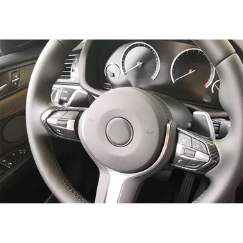 

ABS Steering Wheel Trim Cover For BMW F22 F30 F32 F10 F15X5 F16X6 Black Set