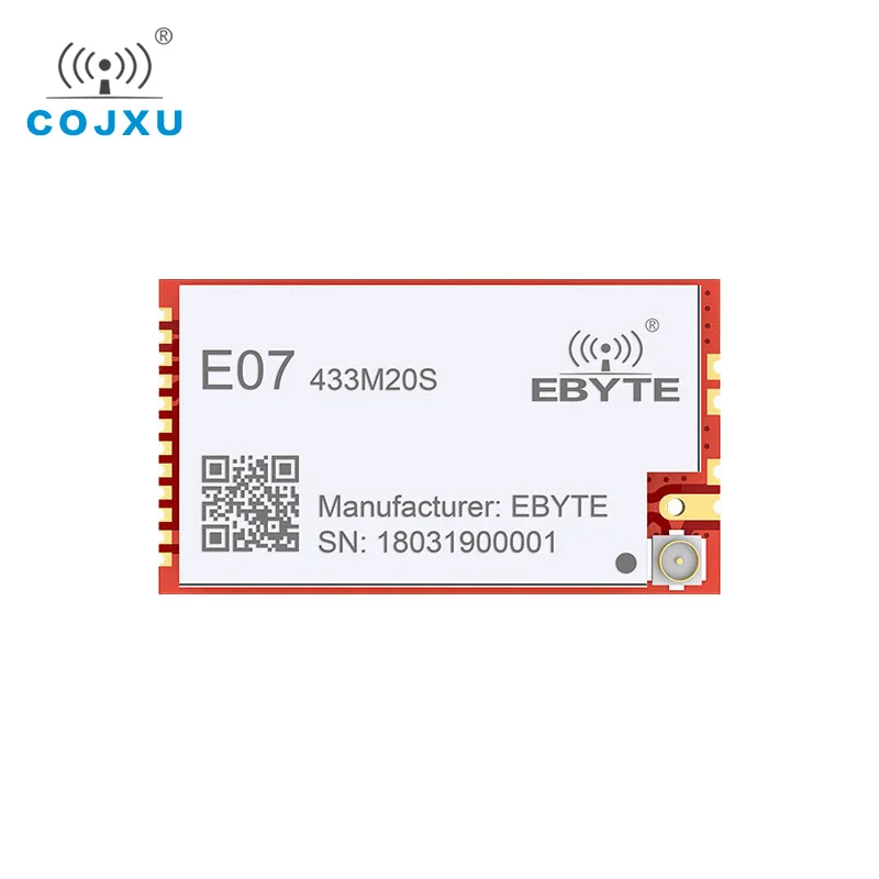 E07 433M20S CC1101 433 МГц 100 мВт rf модуль 20dBm дальний SMD PA приемопередатчик IPEX передатчик и
