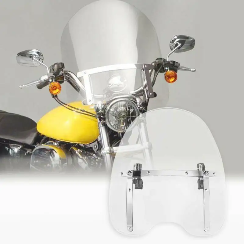 Лобовое стекло для мотоцикла 7/8 дюйма Harley Glide Sportster XL1200 XL 883 Clear/Smoke | Автомобили и