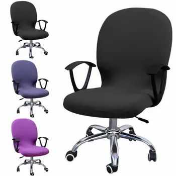 

Office Rotating Computer Chair Cover Elastic Chair Cover Anti-dirty Removable Lift Chair Case Covers for Meeting Room Seat Cover