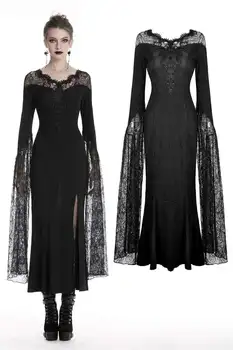 

Darkinlove Women's Gothic Lace Shoulder Party Pencil Dresses With Hugu Lace Sleeves DW327