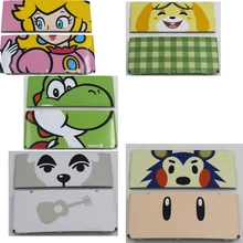 Цветной А+ D чехол Корпус для NEW3DS верхняя крышка+ крышка батареи для NEW 3DS запасные части