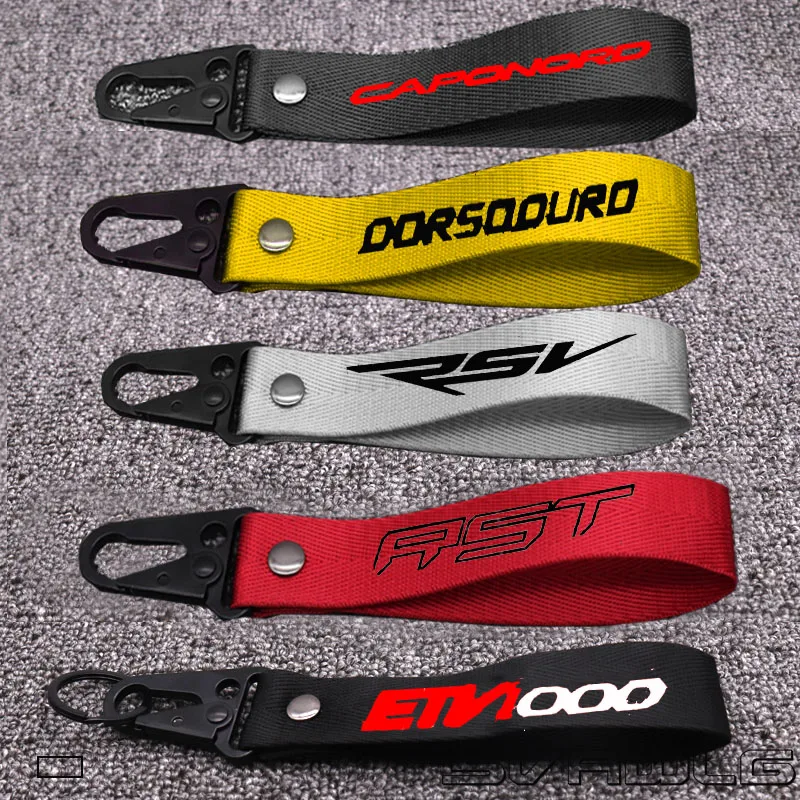 

New Key Holder Chain Collection Keychain for Aprilia CAPONORD DORSODURO RSVMANA RST1000 ETV 1000 Motorcycle Key Ring Keyring