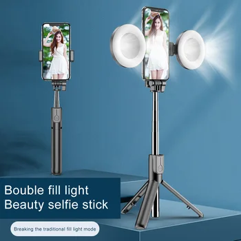 

Wireless Bluetooth Selfie Stick for IPhone 11 Pro 7 8 for Samsung Galaxy Foldable Handheld Monopod Shutter Remote Tripod