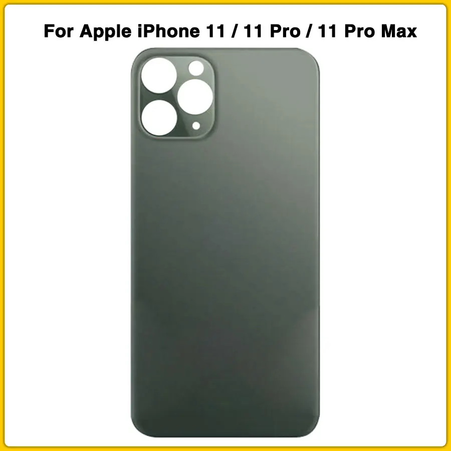 i11 PRO стеклянный чехол для батареи для Apple iPhone 11/11 Pro/11 Pro Max чехол для задней стеклянной двери с клейкой наклейкой