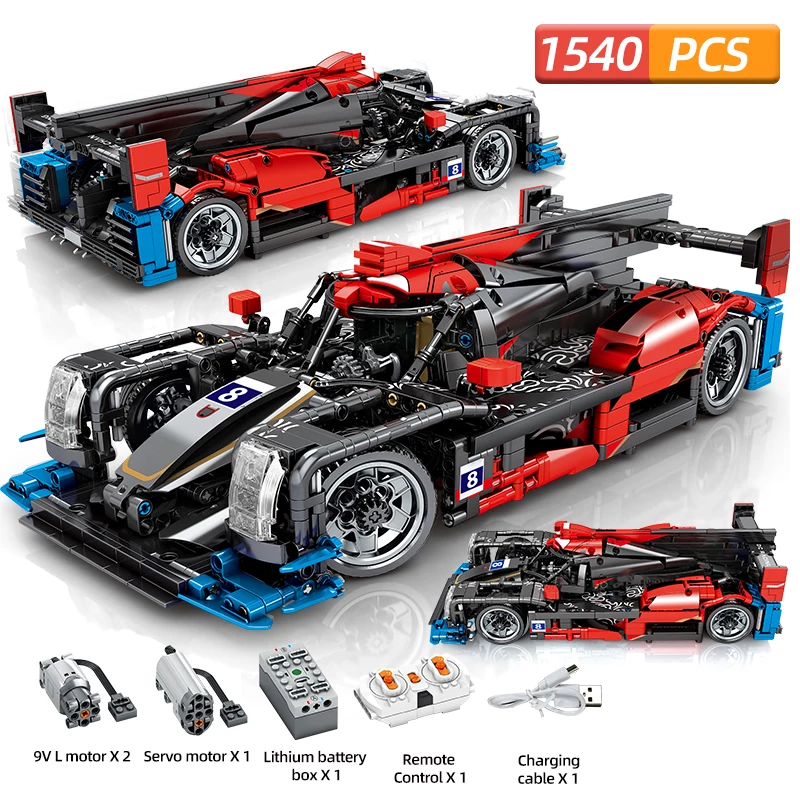 

1:14 City Remote Control Building Blocks Technic Formula Racing Car Model MOC RC/non-RC Sports Vehicle Bricks Toys for Children