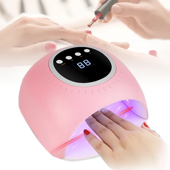 

60W 30 LEDs UV Lamp Nail Dryer Screen Display Sensitive Infrared Induction Detector Light with 1000mAh 4 Levels Timer Setting