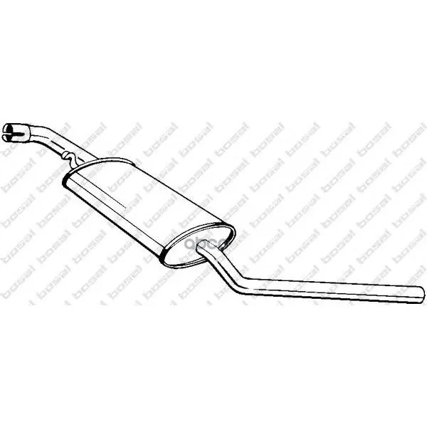 Основной Глушитель Vw T4 2.5tdi 96-03 Bosal арт. 281475