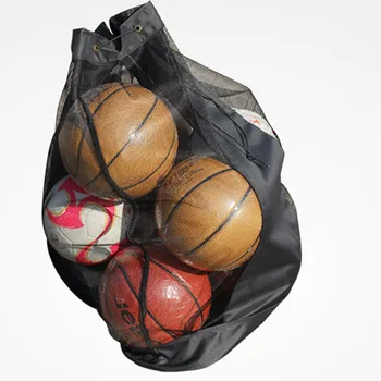 

Storage Bag Basketball Ball Sack Football Carrying Mesh Drawstring Sports Extra Large Soccer Outdoor Volleyball Shoulder Bag Net