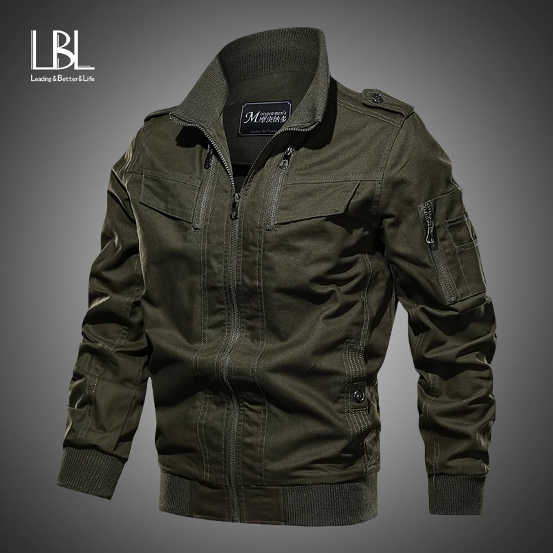 2019 Military Jacket Men Spring Autumn Cotton Pilot Jacket Zipper Coat Army Men's Bomber Jackets Cargo Flight Jacket Male 6XL 2019 Military Jacket Men Spring Autumn Cotton Pilot Jacket Zipper Coat Army Men's Bomber Jackets Cargo Flight Jacket Male 6XL