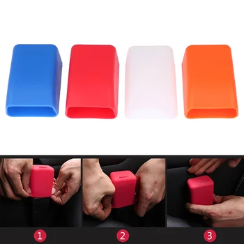 

2Pcs Silicone Car Seat Belt Buckle Covers Clip Anti-Scratch Cover Auto Safety Button Interior Accessories Car-Styling Universal