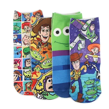 

A3804 Patchfan Cartoon Funny 90s Anime Printed Women Men Short Ankle Sock Party Favor Cosplay Gifts Decoration