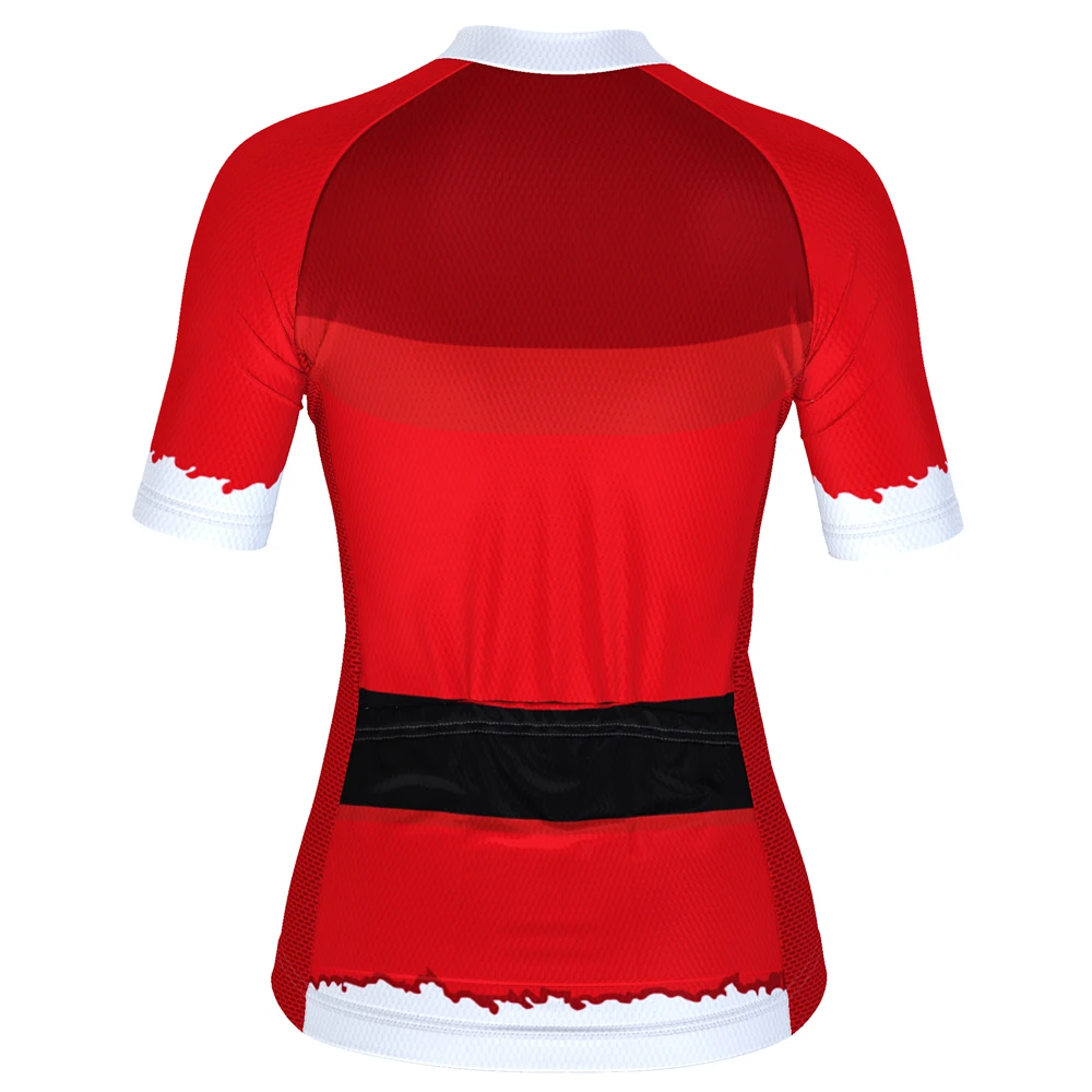 HIRBGOD, новинка, женские красные рождественские майки для велоспорта, женская одежда высокого качества для шоссейных гонок, велосипедная одежда с коротким рукавом, одежда для велоспорта, HK094
