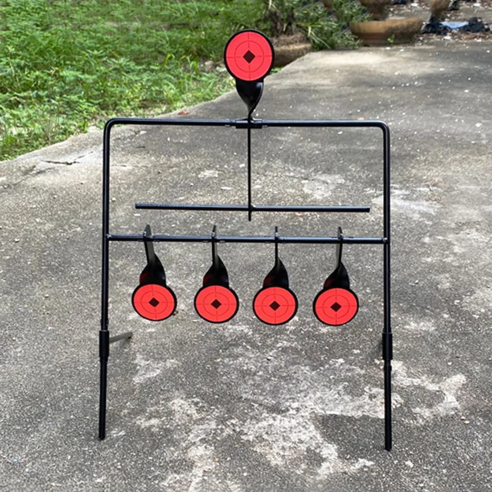 Cible De Tir Rotative à Réinitialisation Automatique, En Métal, Accessoire D'entraînement Portable Pour La Chasse En Plein Air | Rakuten