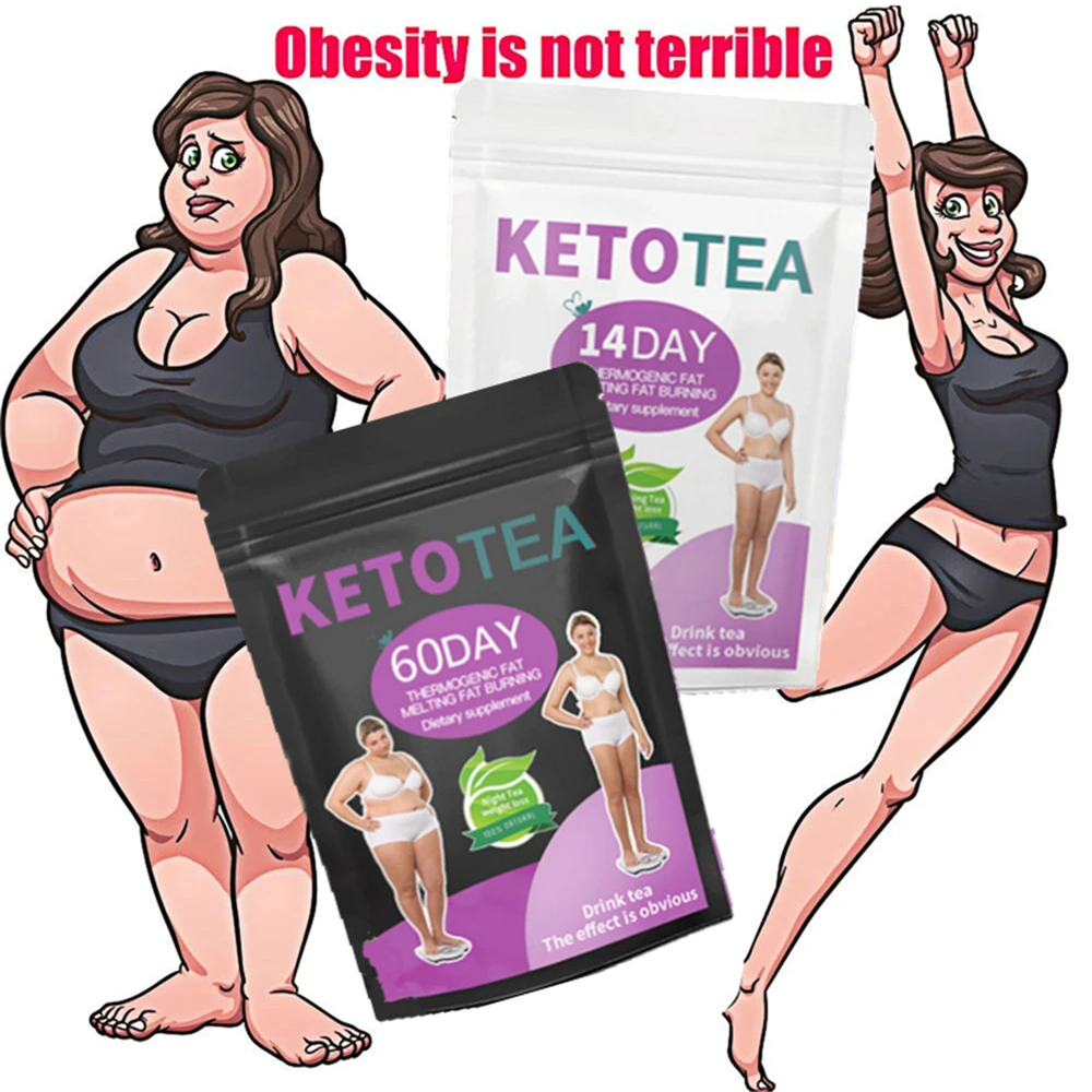 HFU 7/14/28 Day Keto Weight Loss Slimming Products Colon Cleanse Fat Burning Slim Detox Skinny Belly Reduce Weight Help Sleep