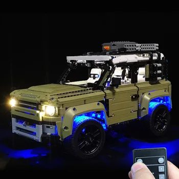 

Battery Powered LED Lighting Kit For Land Rover Defender 42110 (LED Included Only, No Kit)For Children Education Toys-RC Version