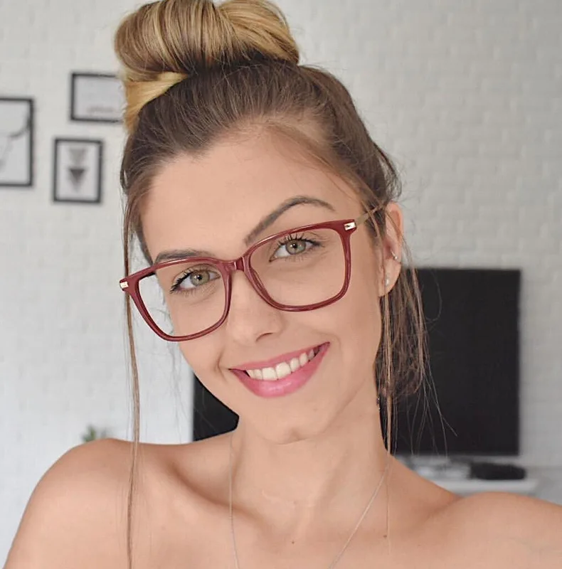 

NEW Fashion Sexy glasses frame Square Clear Lens female grade glasses transparent computer eye Fashion glasses frames for women