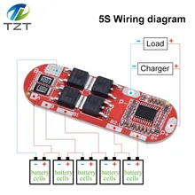 Bms 1s 2s 10a 3s 4S 5S 25a 18650 Li Ion Lipo литиевая батарея Защитная плата модуль