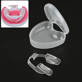

1set Health Oral Care Transparent Night Guard Gum Shield Sport Mouth Guard Bruxism Splint Night Tooth Grinding Sleeping Aid tool