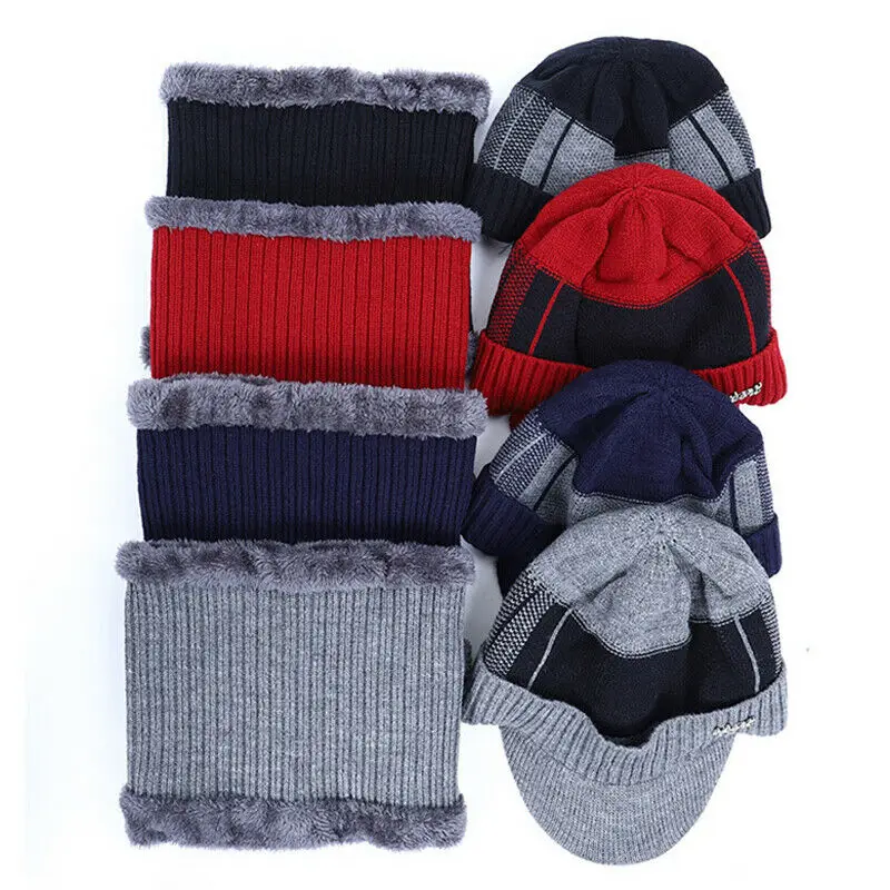 Зимние шапки для мужчин Skullies Beanie шапка зимняя шапка для мужчин и женщин шерстяной шарф шапка s Набор Балаклава Gorras капот теплые вязаные шапки