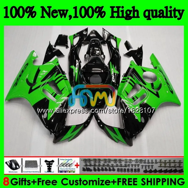 Майка Наборы для HONDA CBR600FS CBR600F3 1995 1996 97 98 3BS. 293 CBR600 цвета: зеленый, черный F3 CBR 600 FS 600F3 95 96 1997 1998 обтекатель - Цвет: No. 1