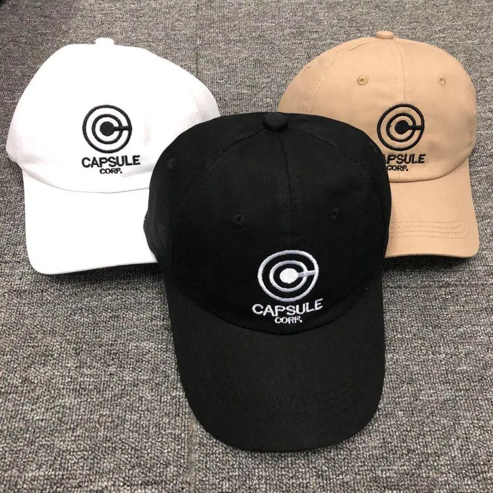 High Quality DRAGON BALL CAPSULE Snapback Cap Cotton Baseball For Men Women Hip Hop Dad Hat Bone Garros Dropshipping | Спорт и