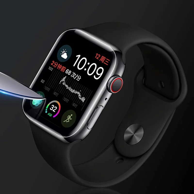 1 3packs Full Cover Screen Hydrogel Film for Apple Watch 38mm 42mm 40mm  44mm Screen Protector For I watch Series 6 5 4 3 2 1 SE|Phone Sticker \u0026  Back Flim| - AliExpress