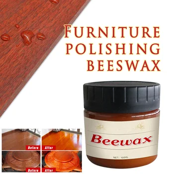 

High Furniture Care Polishing Beeswax Wear-resistant Wax for Wooden Furniture Tables Chairs Cabinets Doors Care LG66