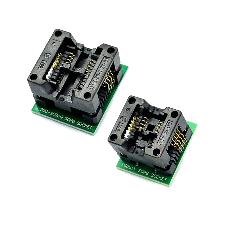 Программатор SOIC8 SOP8 на DIP8 адаптер для Широкого седла 150/200mil разъем синего цвета