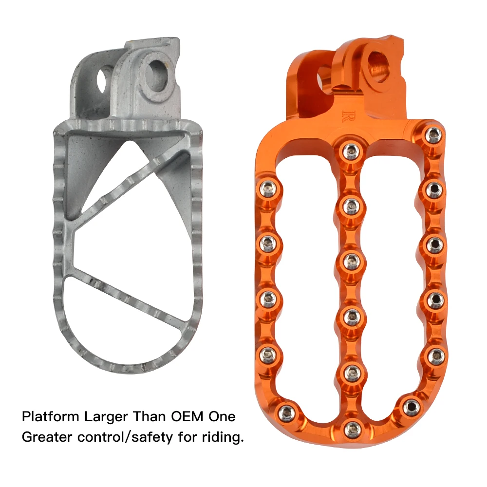 Forged Foot Pegs FootRest Footpegs Rests for KTM 690 790 950 990 1090 1190 1290 Adventure Supermoto Super ADV R T Enduro SMC SMR motorcycle footrests motorcycle foot pedals