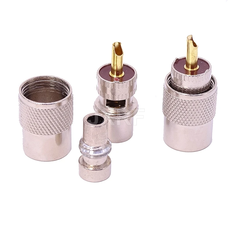 1PCS UHF PL259 Male Plug Screwed Coupling Connector RF UHF Coaxial Male