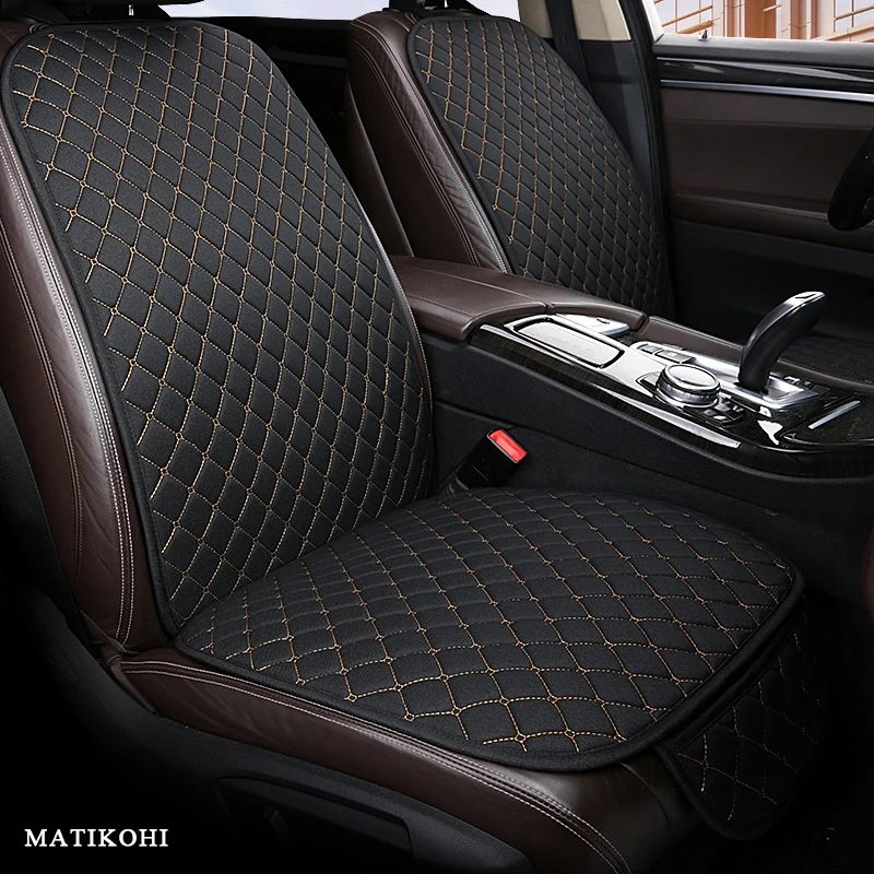 MATIKOHI Лен автомобиля чехлы на сиденья для Peugeot 106 201 205 206 207 2008 3008 301 306 307 308 405 406 407 4008